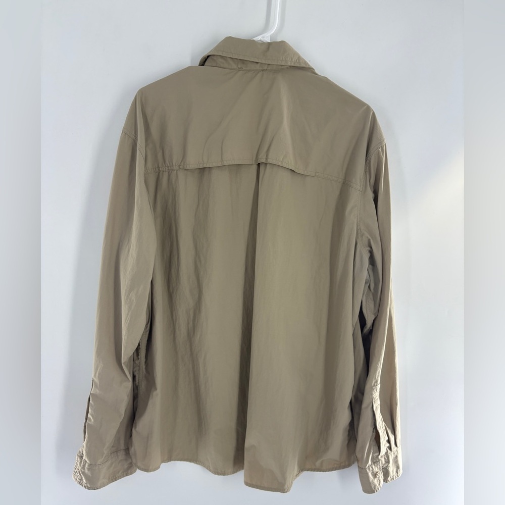 Eddie Bauer Men's Tan Shirt Jacket - Picture 5 of 9